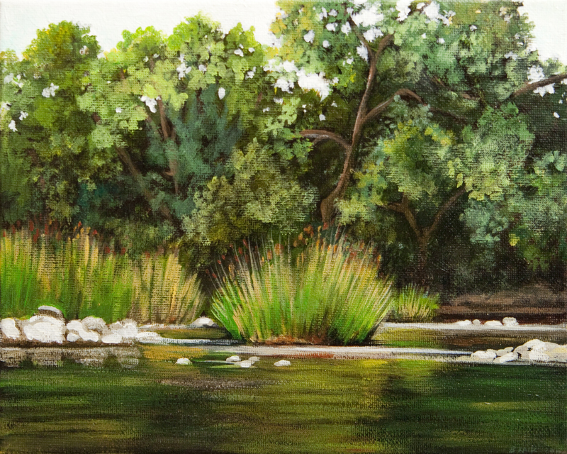 Menomonee River 2 / 8 x 10 inches / Acrylic on Canvas